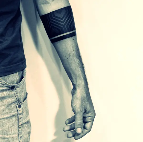 45 Masculine Armband Tattoo Designs for Men | Forearm band tattoos, Arm