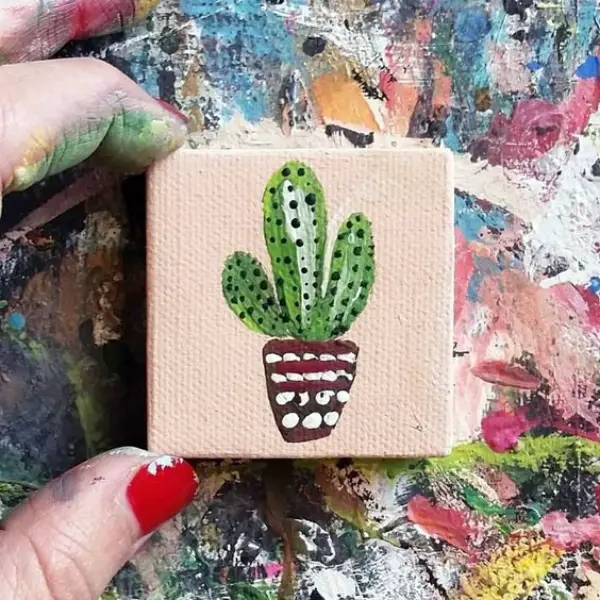 40 Easy Mini Canvas Painting ideas For Beginners To Try