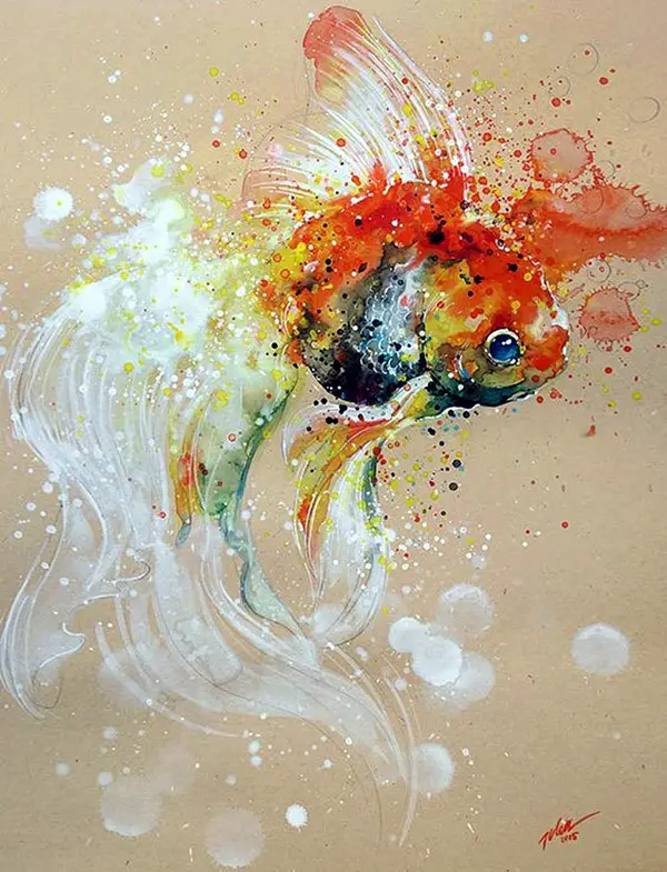 40 Adorable Watercolor Painting You must See - Greenorc