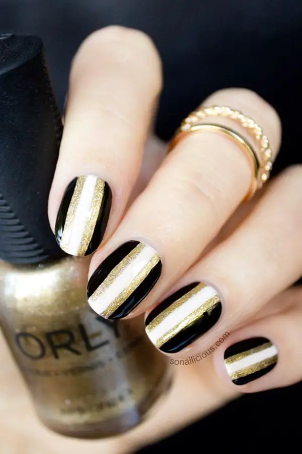45 Cute New Year Eve Nail Designs and ideas