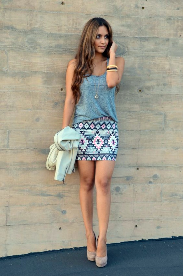 40 Cute Skirt Outfits to Wear This Summer