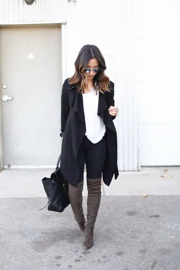 40 Comfy and Chic Winter Outfit Ideas 2019 - Greenorc