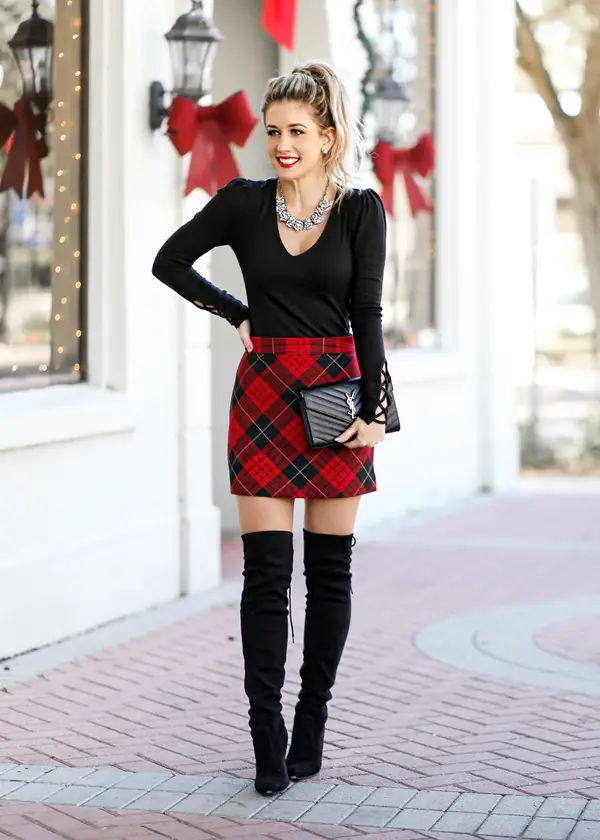 25 Plaid Skirt Outfit Ideas To Copy Right Now